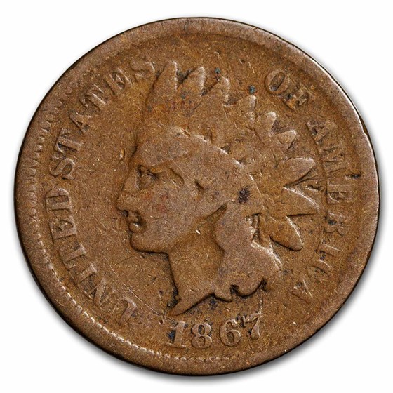 1867 Indian Head Cent Good 1867 Indian Head Cent Good