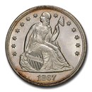 1867 Liberty Seated Dollar MS-65 NGC