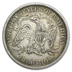 1867 Liberty Seated Half Dollar XF