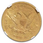 1867-S $10 Liberty Gold Eagle AU-53 NGC