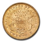 1867-S $20 Liberty Gold Double Eagle MS-62 PCGS