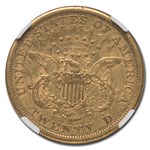 1867-S $20 Liberty Gold Double Eagle XF-45 NGC