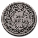1867-S Liberty Seated Half Dime XF