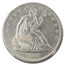 1867-S Liberty Seated Half Dollar AU-53 NGC