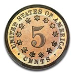 1867 Shield Nickel PF-66 NGC (No Rays)