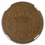 1867 Two Cent Piece AU-55 NGC (DDO, FS-101)