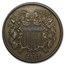 1867 Two Cent Piece AU