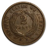 1867 Two Cent Piece VG