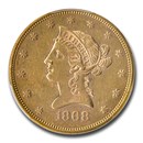 1868 $10 Liberty Gold Eagle AU-55 PCGS