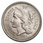 1868 3 Cent Nickel BU