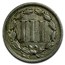 1868 3 Cent Nickel VF