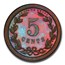 1868 Five Cent Nickel Pattern PR-64+ PCGS (Red/Brown J-626)