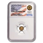1868 Liberty Octagonal 25 Cent Gold MS-65 NGC (BG-711)