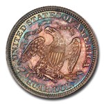 1868 Liberty Seated Quarter MS-66 PCGS