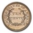 1868 Pattern $.10 - Large Cent Style PR-67+ PCGS CAC (J-647)