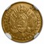 1868-PTS-FE Bolivia Republic Gold 1/2 Scudos MS-61 NGC
