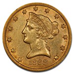 1868-S $10 Liberty Gold Eagle AU-58 PCGS
