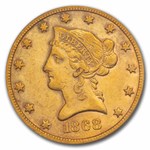 1868-S $10 Liberty Gold Eagle XF-40 PCGS