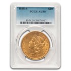 1868-S $20 Liberty Gold Double Eagle AU-50 PCGS