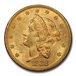 1868-S $20 Liberty Gold Double Eagle MS-61 PCGS CAC