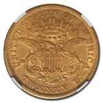 1868-S $20 Liberty Gold Double Eagle XF-40 NGC