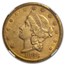 1868-S $20 Liberty Gold Double Eagle XF-45 NGC