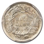 1868-S Liberty Seated Half Dime MS-65 PCGS CAC