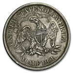 1868-S Liberty Seated Half Dollar XF