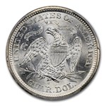 1868-S Liberty Seated Quarter MS-66 PCGS