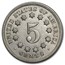 1868 Shield Nickel AU