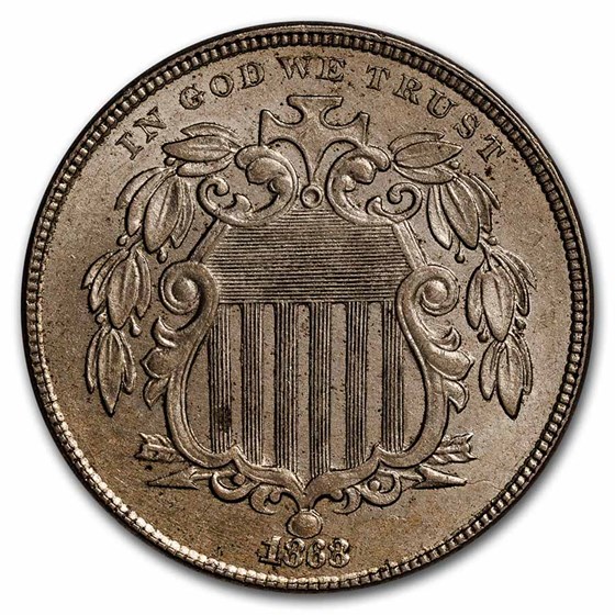1868 Shield Nickel BU 1868 Shield Nickel BU