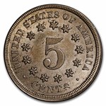 1868 Shield Nickel BU