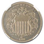1868 Shield Nickel PF-66 NGC