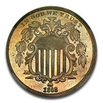 1868 Shield Nickel PF-67 NGC