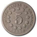 1868 Shield Nickel VG