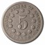 1868 Shield Nickel VG