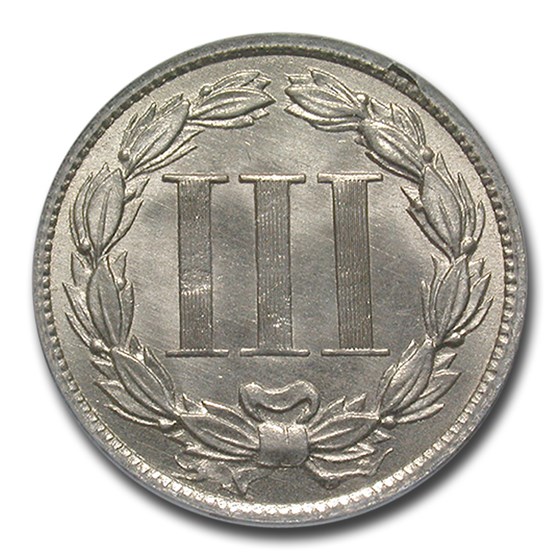 Buy 1868 Three Cent Nickel MS-64 PCGS | APMEX
