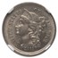 1868 Three Cent Nickel MS-65 NGC