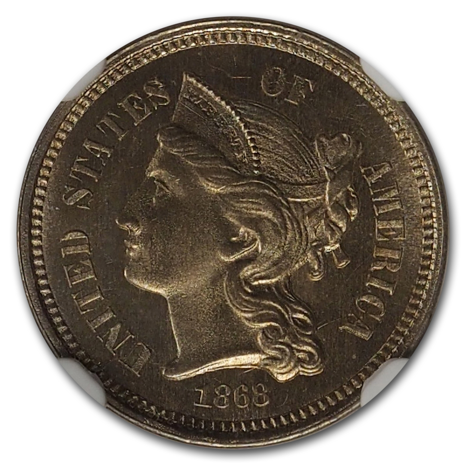 1868 (None) Phil Three Cent Nickel Value | - APMEX