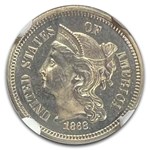 1868 Three Cent Nickel PF-67 NGC