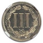 1868 Three Cent Nickel PF-67 NGC