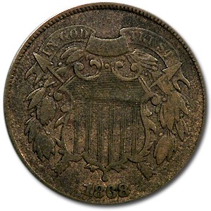 1868 Two Cent Piece Fine 1868 Two Cent Piece Fine