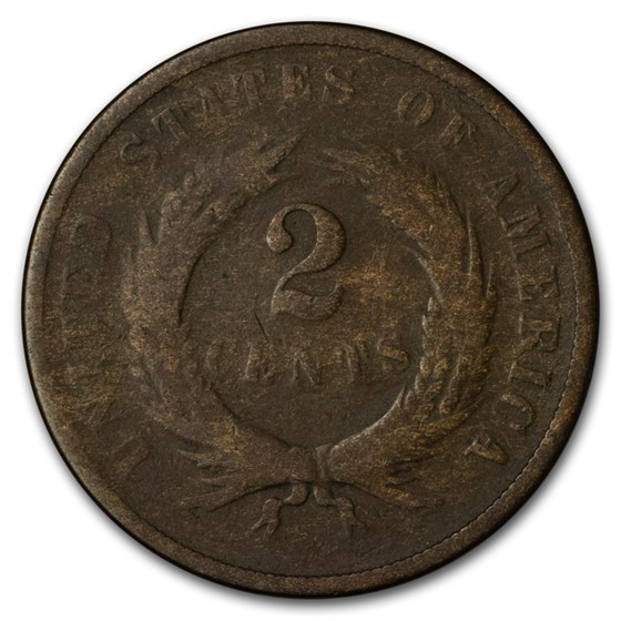 1868 Two Cent Piece Good 1868 Two Cent Piece Good
