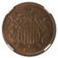 1868 Two Cent Piece MS-65 NGC (Red/Brown)