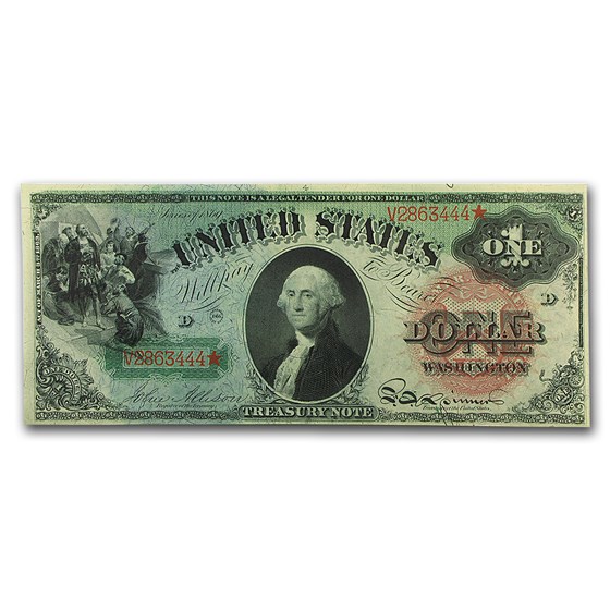 1869 $1.00 Legal Tender "Rainbow" AU 1869 $1.00 Legal Tender "Rainbow" AU