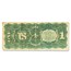 1869 $1.00 Legal Tender Washington VG (Fr#18) Rainbow