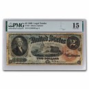 1869 $2.00 Legal Tender "Rainbow" Fine-15 PMG (Fr#42)