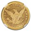 1869 $2.50 Liberty Gold Quarter Eagle MS-61 NGC
