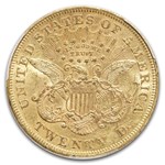 1869 $20 Liberty Gold Double Eagle MS-61 PCGS