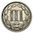 1869 3 Cent Nickel XF